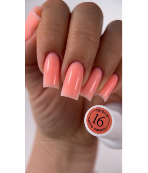 Рідкий полігель Crooz Liquid Polygel French №16, 15 мл